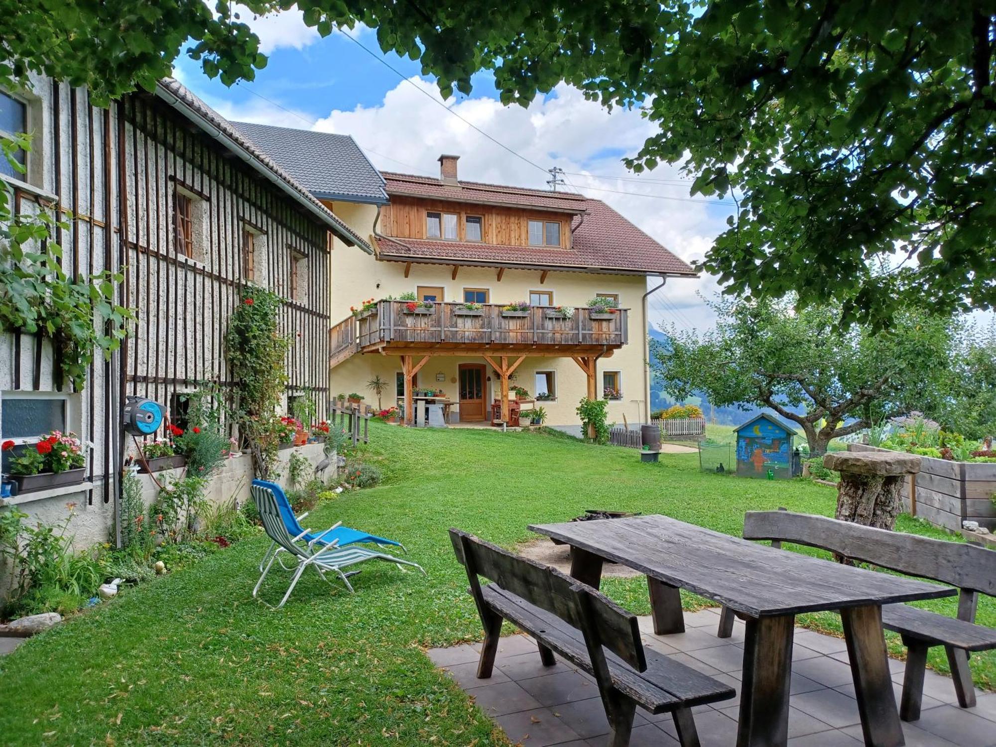 Ferienwohnung Entschleunigungshof Huberbauer Kotschach-Mauthen Exterior foto